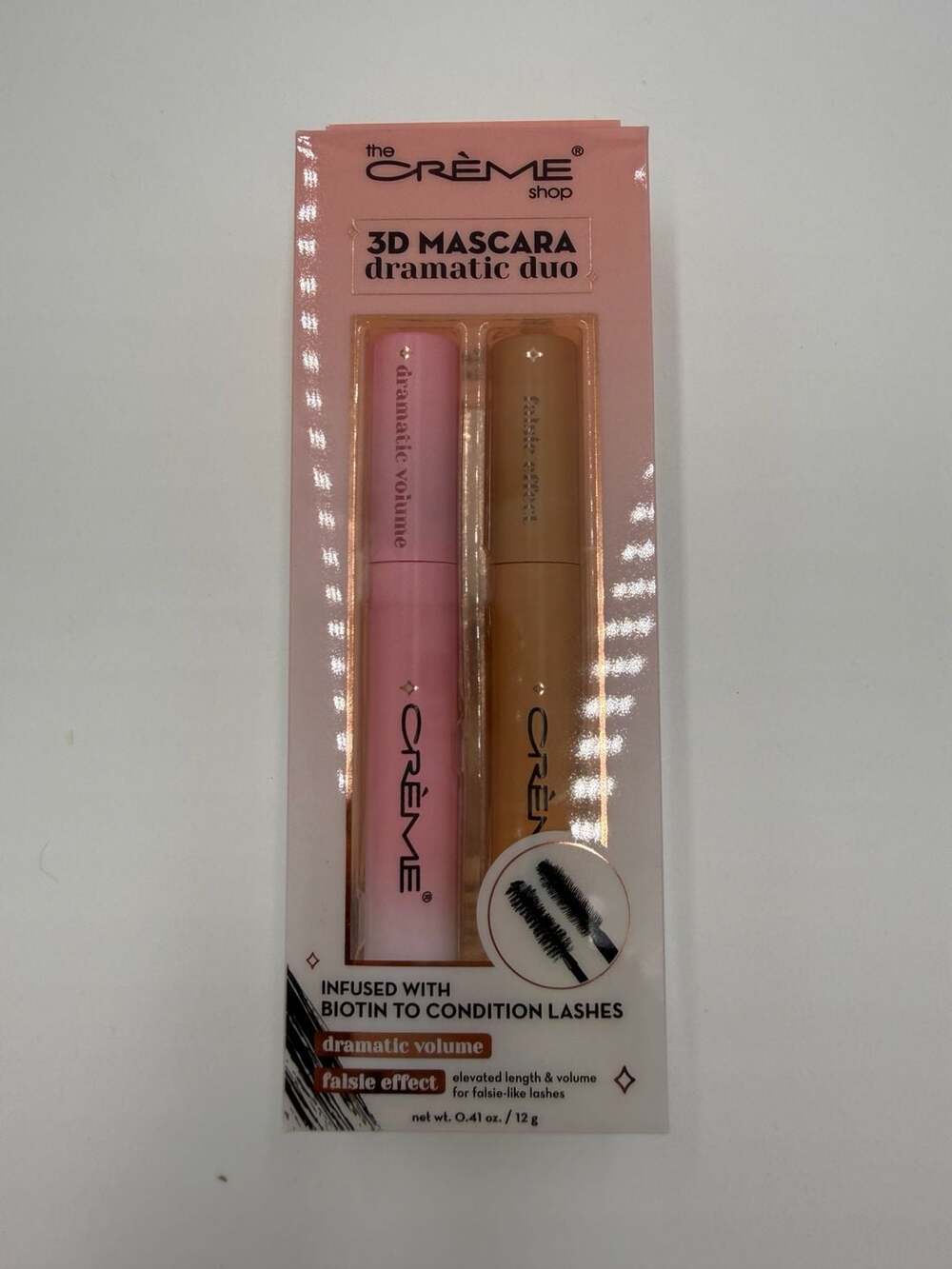 The Crème Shop 3D Mascara Dramatic Duo - Biotin Infused